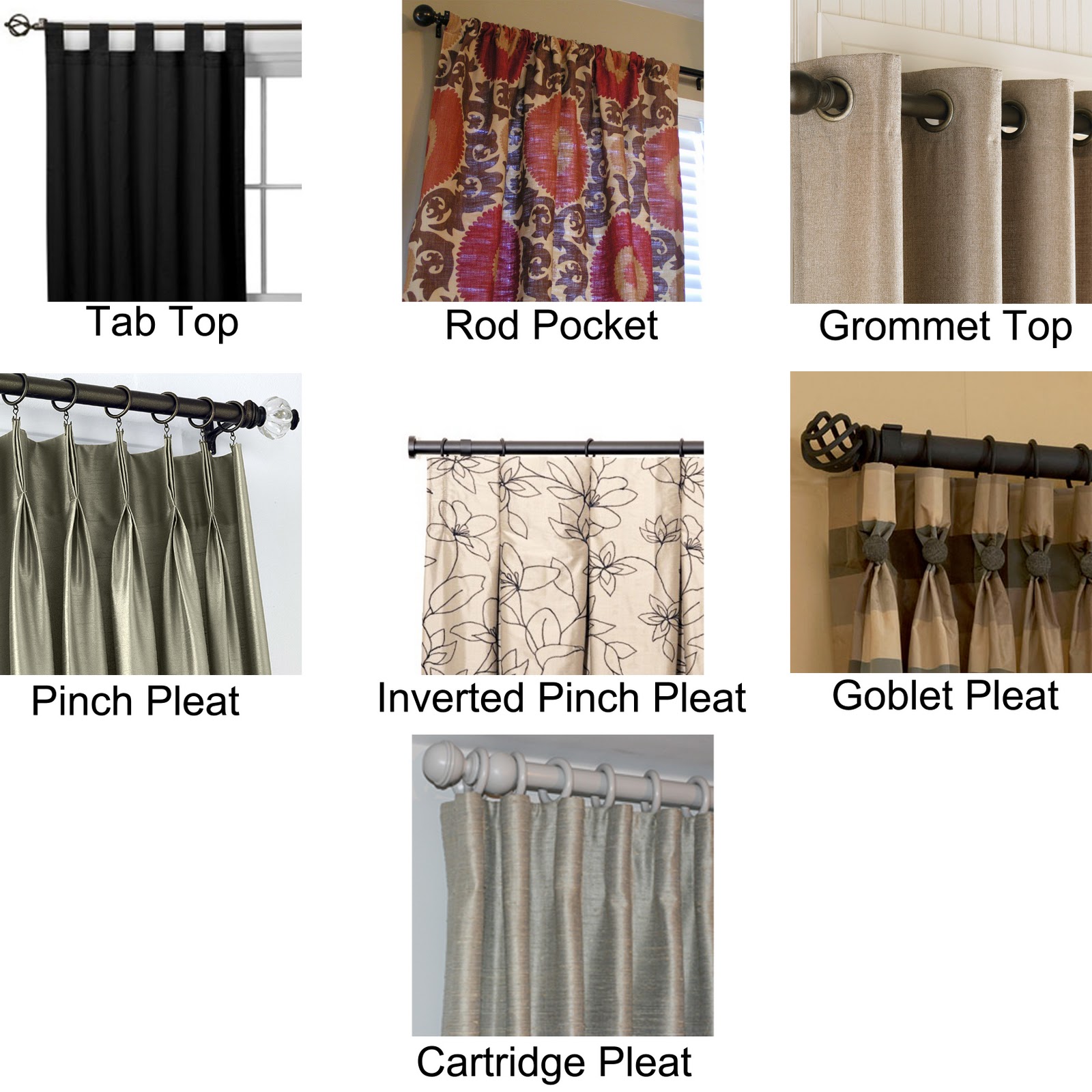 Different Types Of Curtain Rods Side Wall Curtain Rods